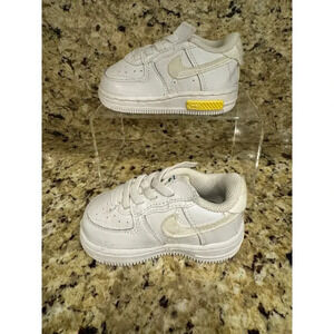 Nike Air Force 1 LE White/White Toddler Size 4C